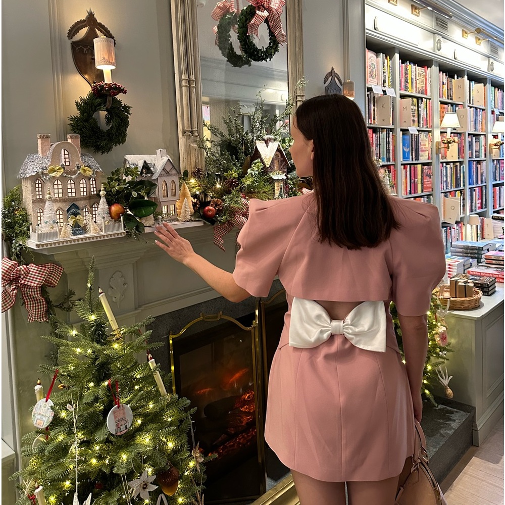 Nana Jacqueline blogger favorite pink bow dress
